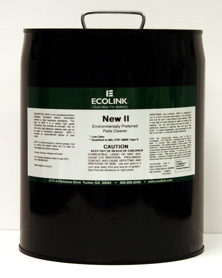 NEW II - 5 Gallon Pail - Environmentally Preferred Parts Cleaner