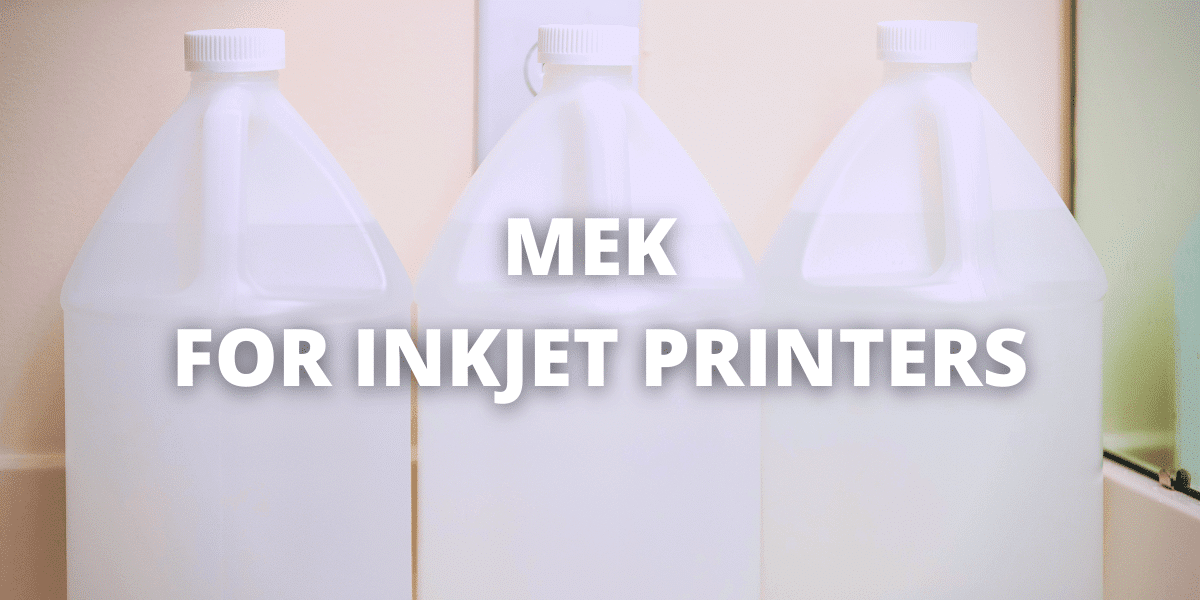 MEK For Inkjet Printers